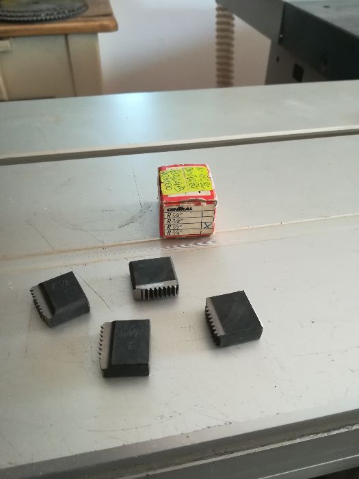 ROLLER narzyki do gwintownicy płytki cal + 1/2 cala komplet