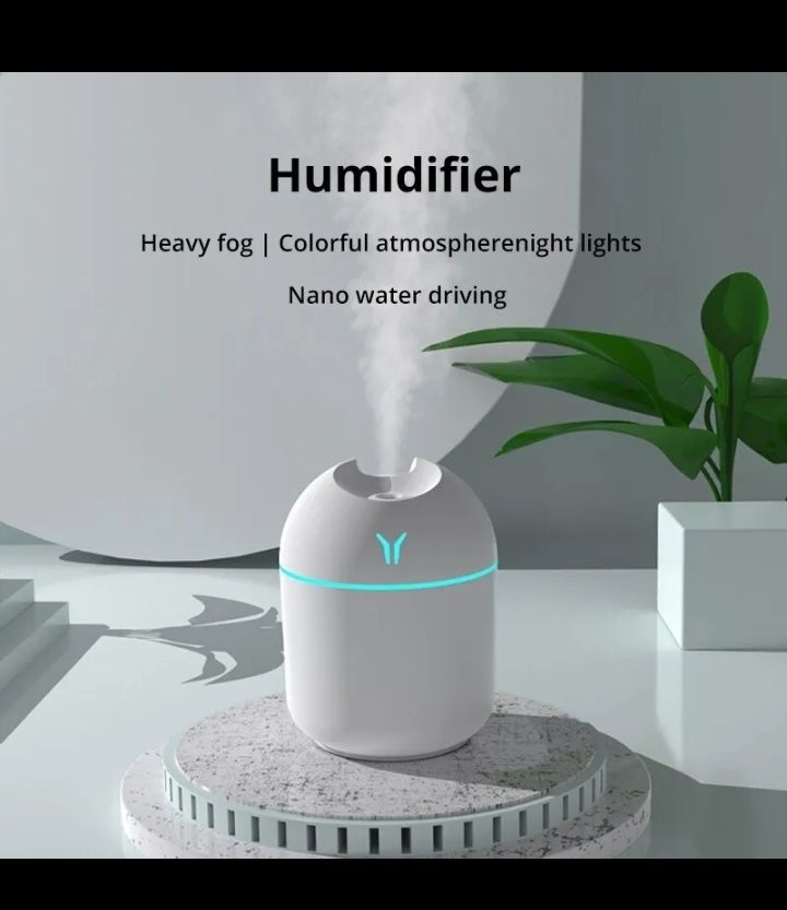 Ультразвуковий міні зволожувач повітря USB Humidifier