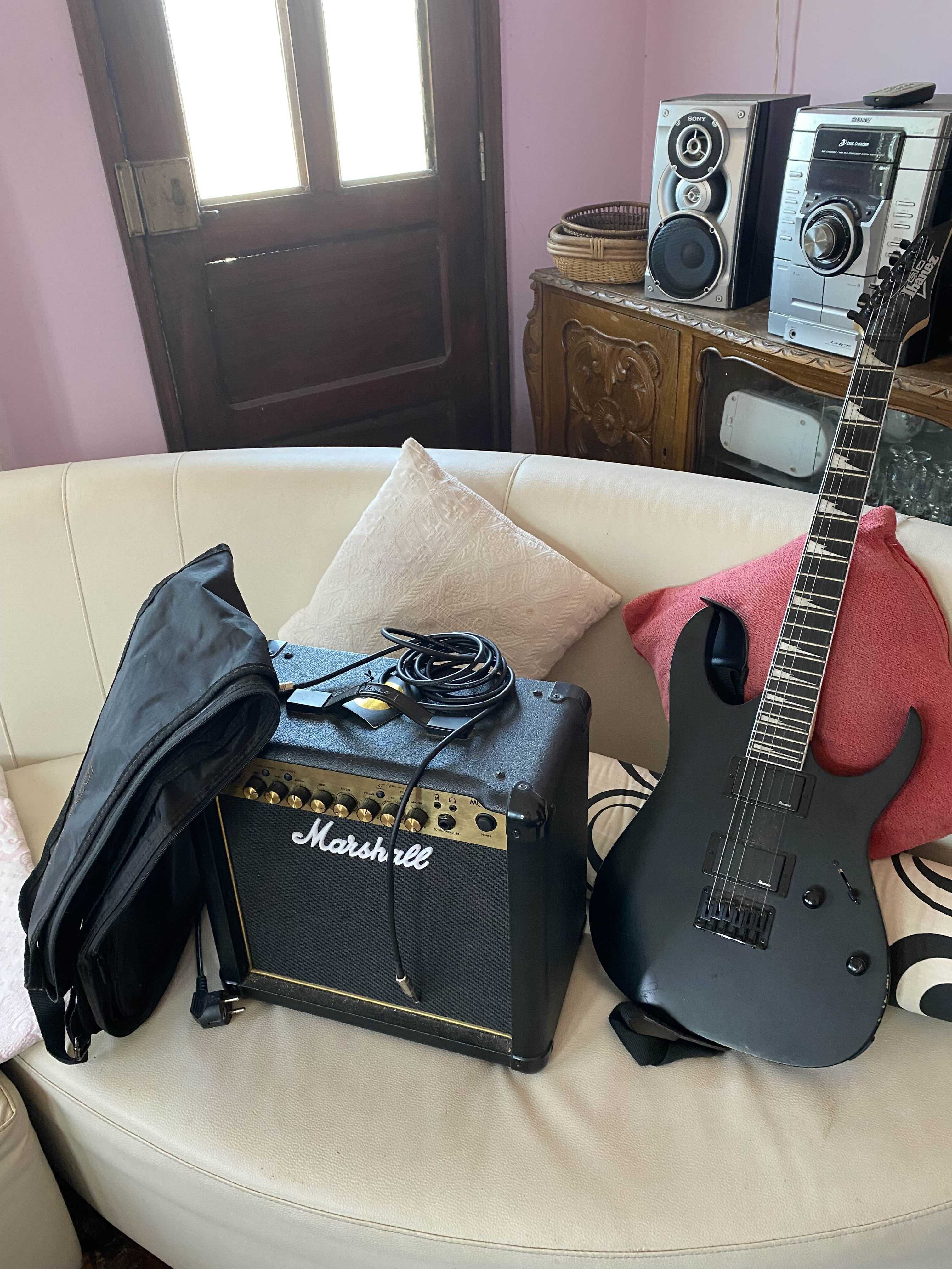 Ibanez GRG121DX-BKF + Combo + Acessórios