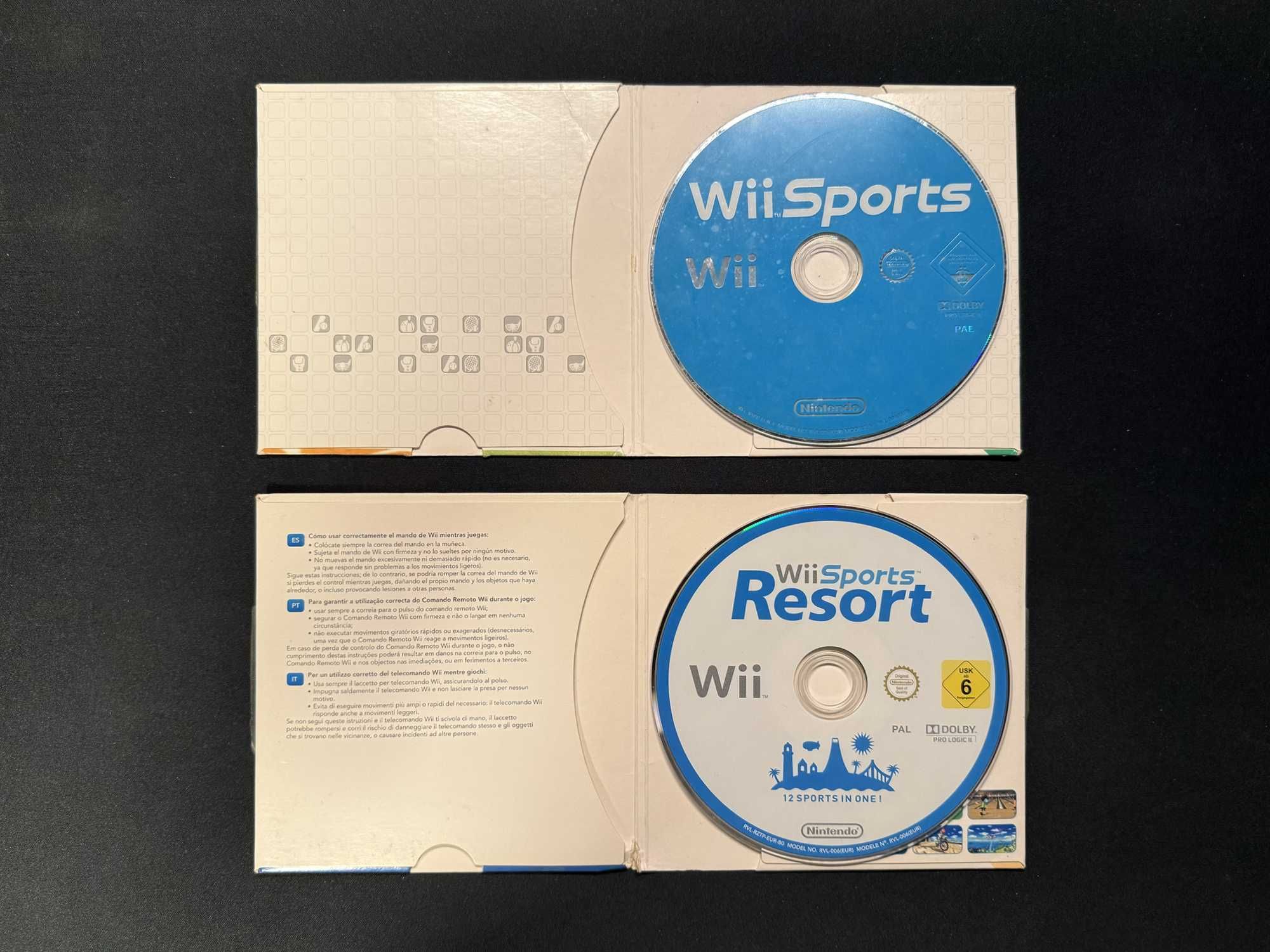 Bundle Wii Sports + Wii Sports Resort (2 Clássicos Nintendo Wii)