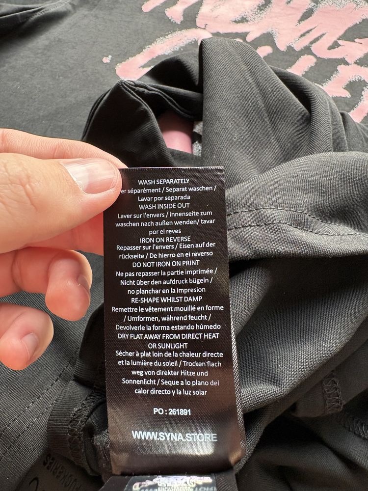 Syna World Scream Black Tee (Koszulka)