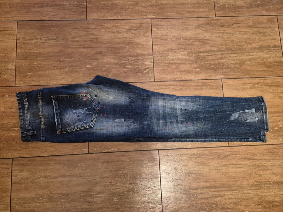 Dsquared2 spodnie męskie wysoki stan