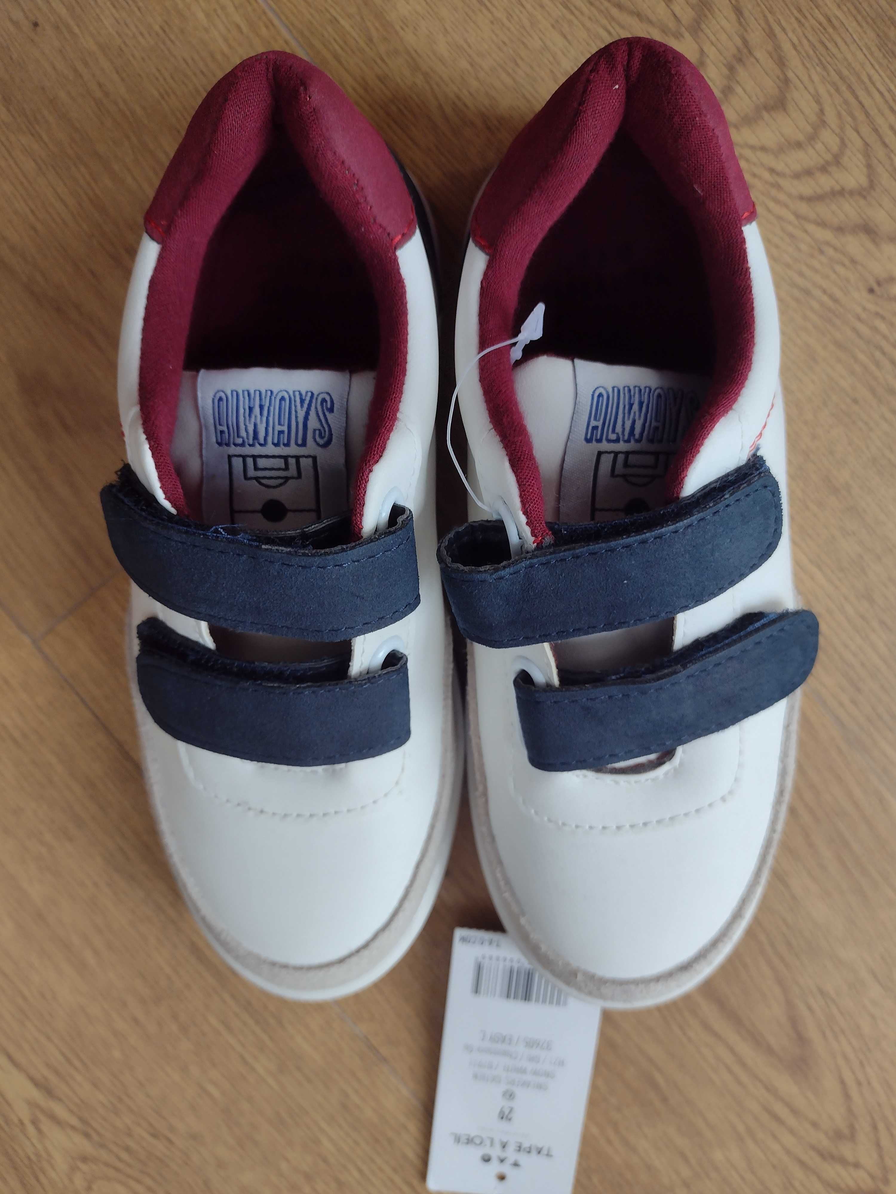 Białe adidasy na rzepy Tape A L'oeil rozmiar 29 NOWE