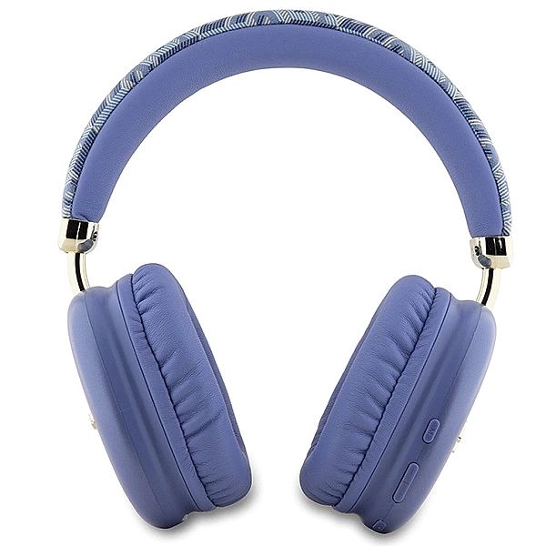 Słuchawki nauszne Bluetooth Guess GCube Metallic Script Logo - fioleto