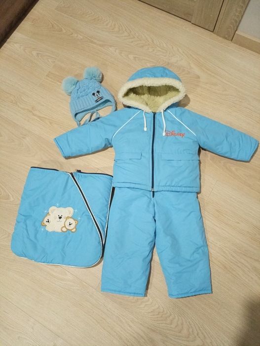 Зимовий дитячий комбінезон-трансформер