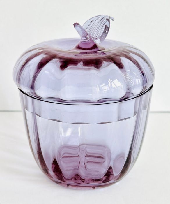 Винтажная сахарница в форме яблока ручная работа