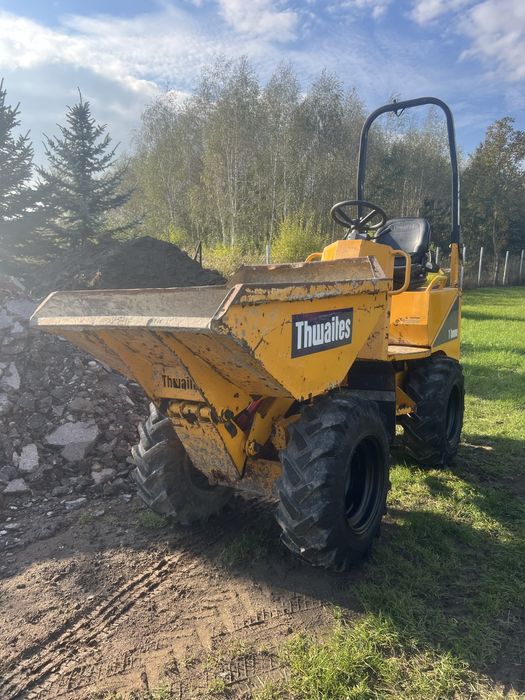Thwaites Wozidlo budowlane 1tona wysoki wysyp hydrostat  minikoparka