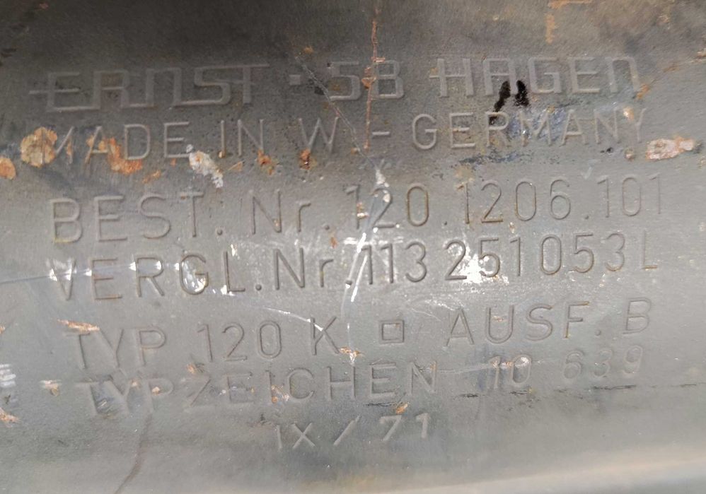 VW Garbus tłumik do silnika 1200 ERNST NOS