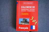 Słownik Francusko-Polski 3 w 1 BUCHMANN