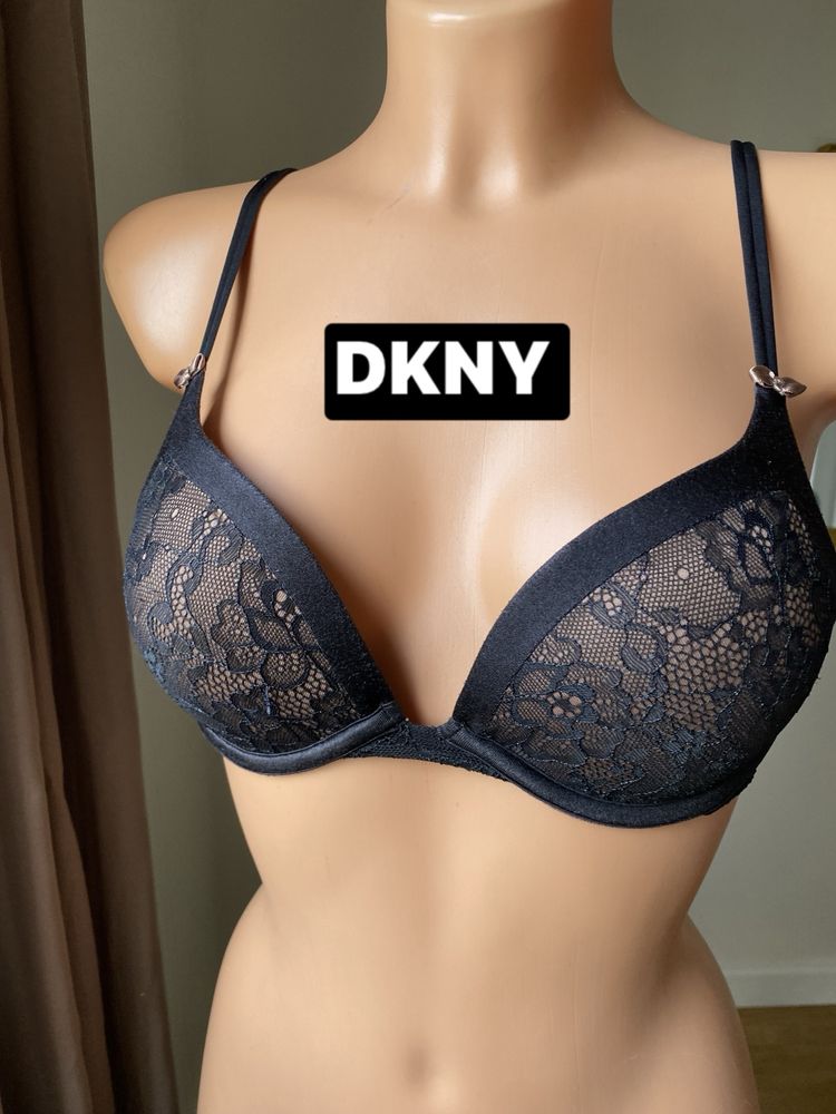 DKNY stanik czarny 75 B