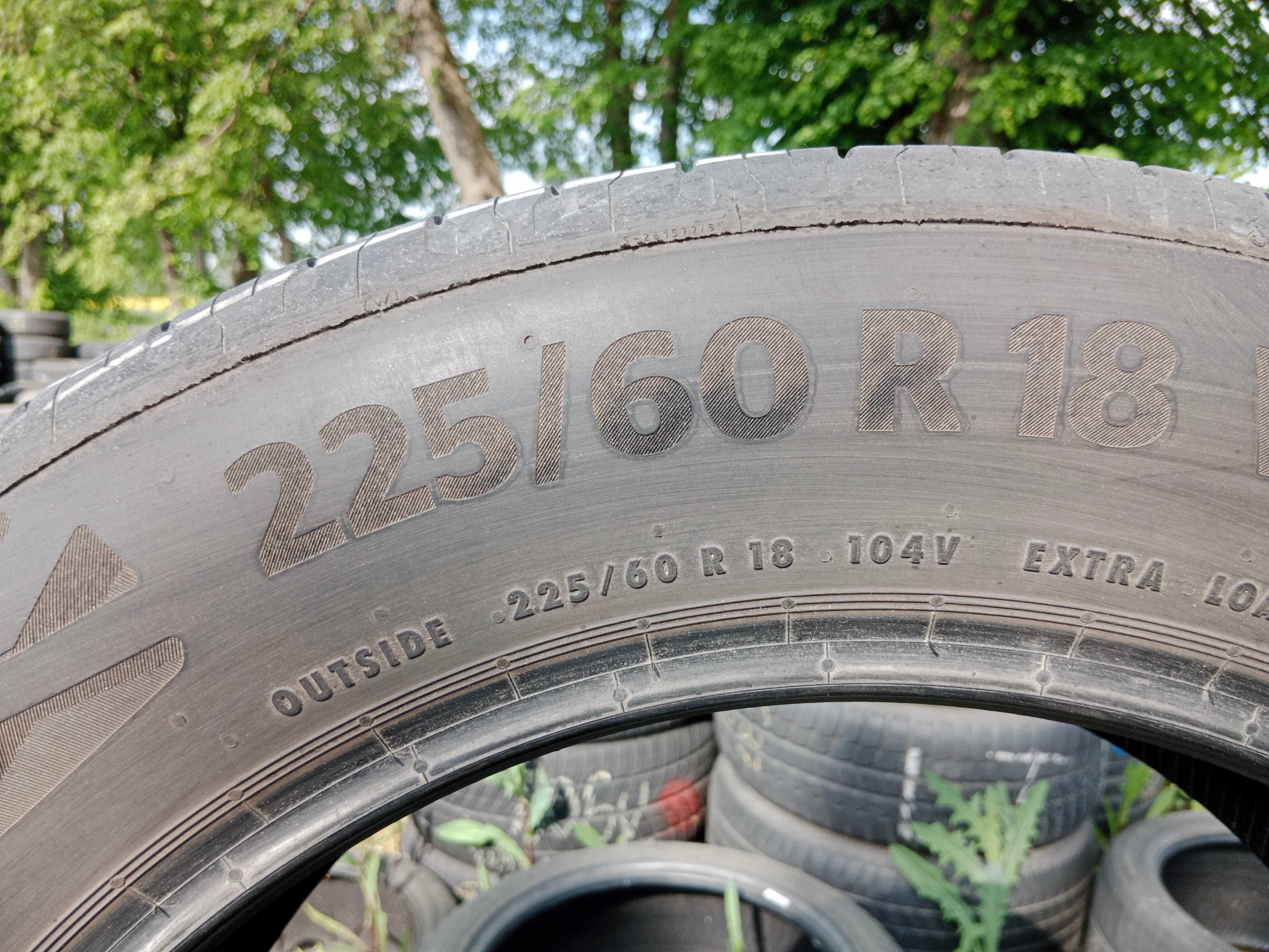 Opona używana letnia 225/60R18 Continental EcoContact 6 1szt.