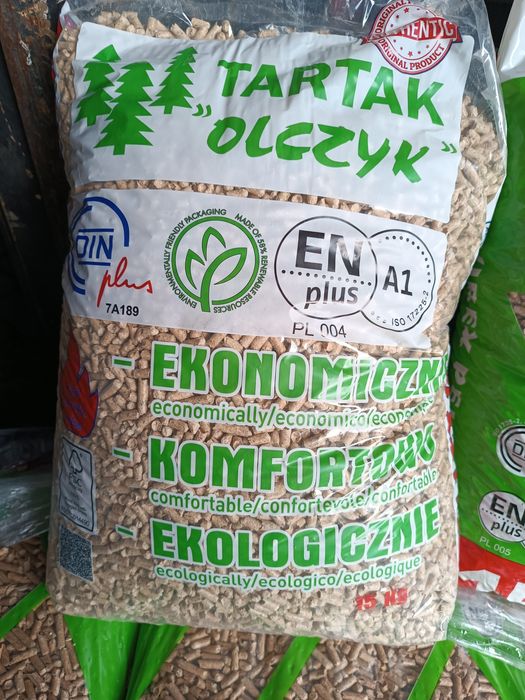 pellet Wirex Olczyk  Uni pelet sosnowy certyfikat 6m brykiet dębowy m