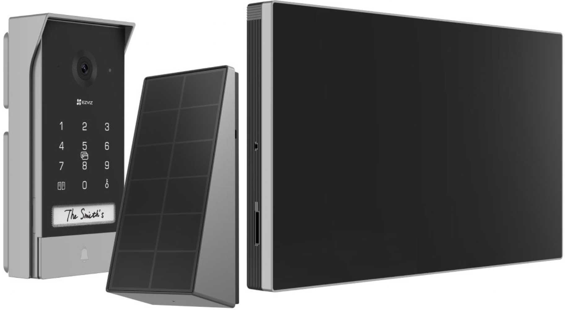 Videoporteiro * Sem Fios * 2K * com Ecrã Tátil de 7" * Energia Solar