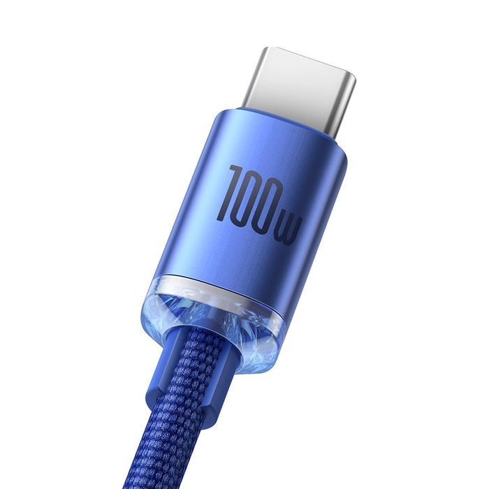 Baseus kabel przewód USB Typ A - USB Typ C 100W 1,2m niebieski
