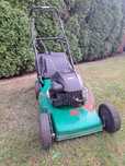 Kosiarka spalinowa z koszem i napędem BRIGGS STRATTON uszkodzona