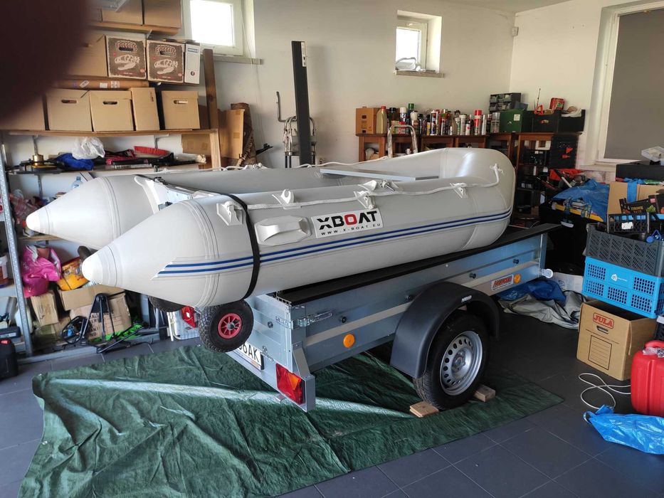 Ponton X-Boat 300+silnik+ożaglowanie+przyczepa