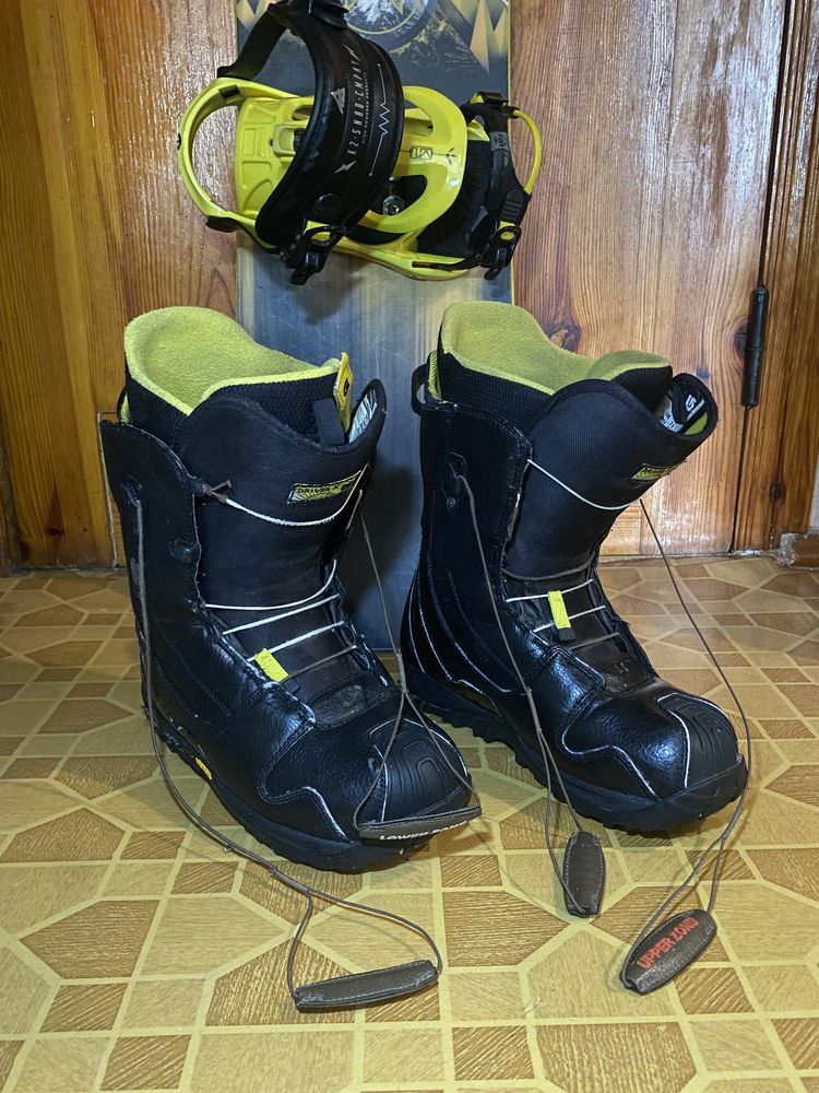 Сноуборд Salomon Quattro XL 162 комплект (+боти +кріплення) фрірайд