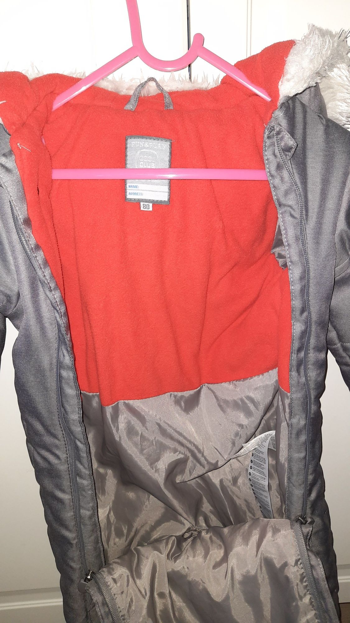 Kombinezon renifer 80 smyk