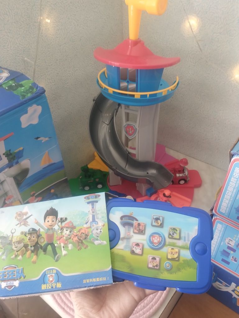 НОВІ Бази paw patrol В КОРОБКАХ , набори щенячий патруль база вежа