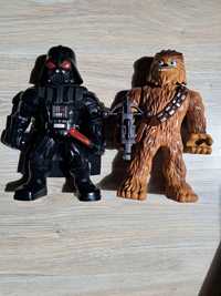 Figurki star wars galactic heroes chewbacca i darth Vader hasbro duze