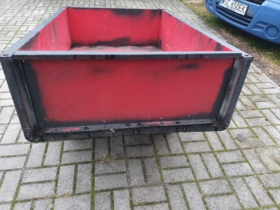 Przyczepka do traktorka kosiarki Quda Agri Fab