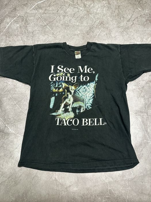 1999 мерч футболка Taco Bell mettalica ac dc pink floyd