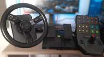 Kierownica Saitek Farm Sim + Saitek Side Panel