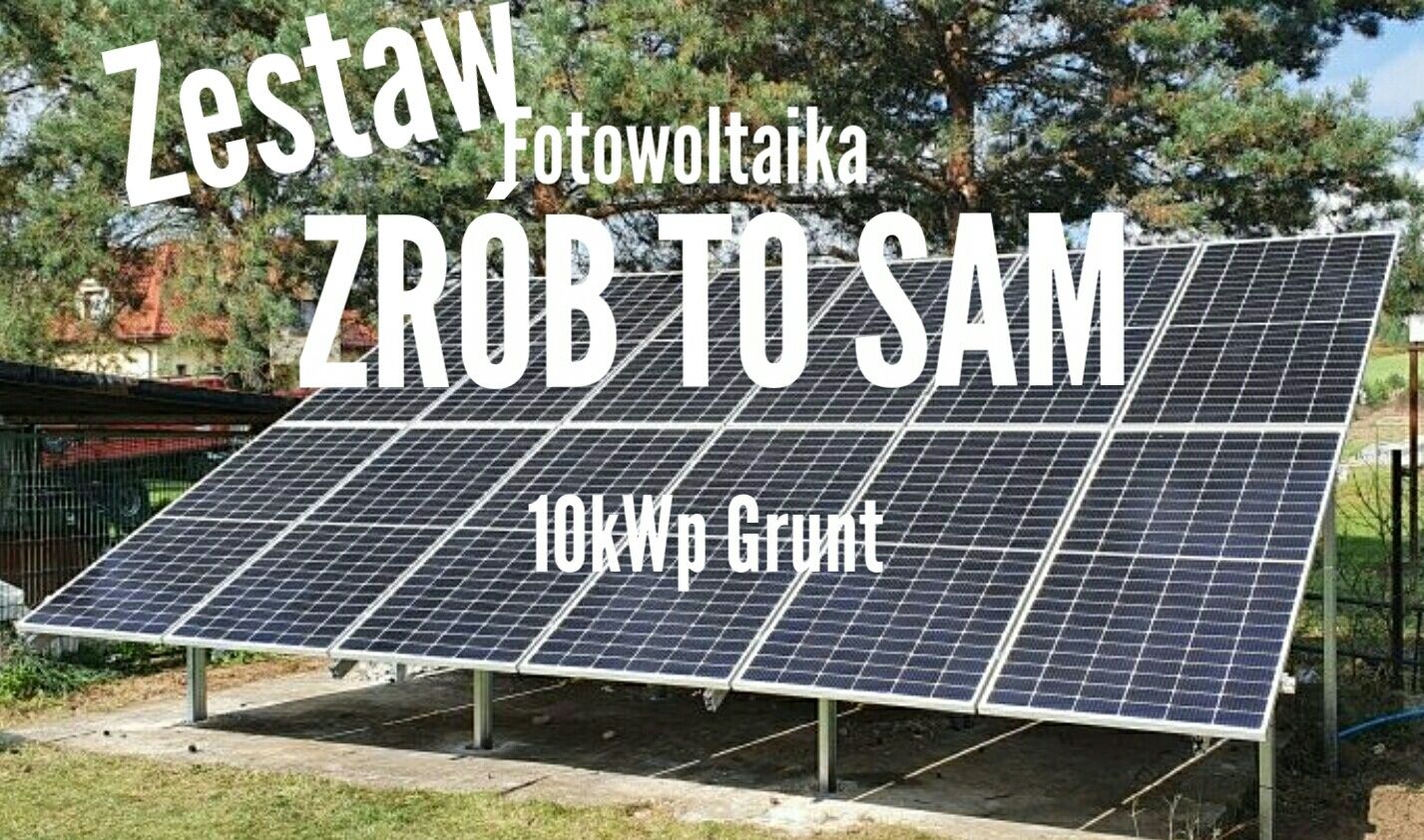 Longi Zestaw DIY 10kWp panele słoneczne na GRUNT Bifacial1