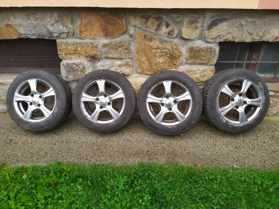 Koła komplet opony zimowe 175/65 R14 + alu felgi + 3 opony zimowe