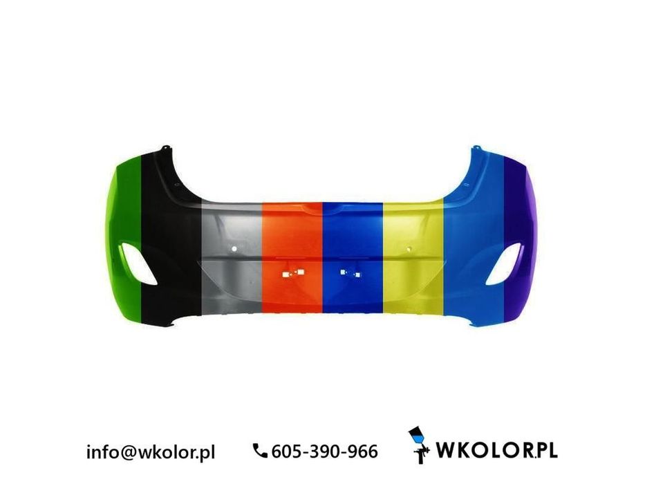 NOWY ZDERZAK HYUNDAI I30 2014-2017 LAKIEROWANY W KOLOR