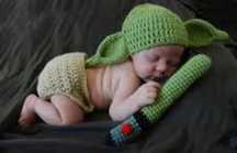 Baby Yoda - ubranie do sesji zdjęciowej
