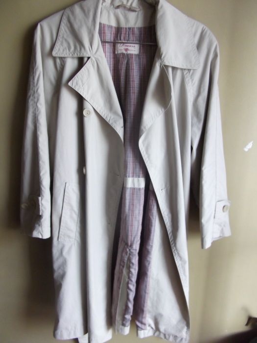 Gabardine Sobretudo bege / Long Rain Coat beige DOMINIQUE