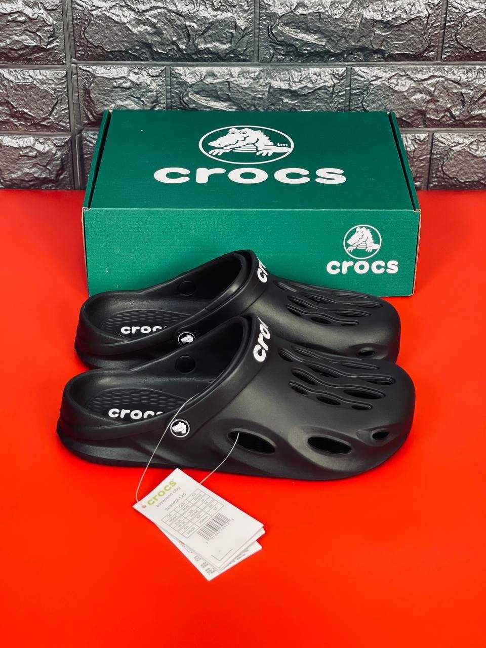 Тапочки Crocs мужские ультралегкие пляжные Акция! Тапочки Крокс чорні
