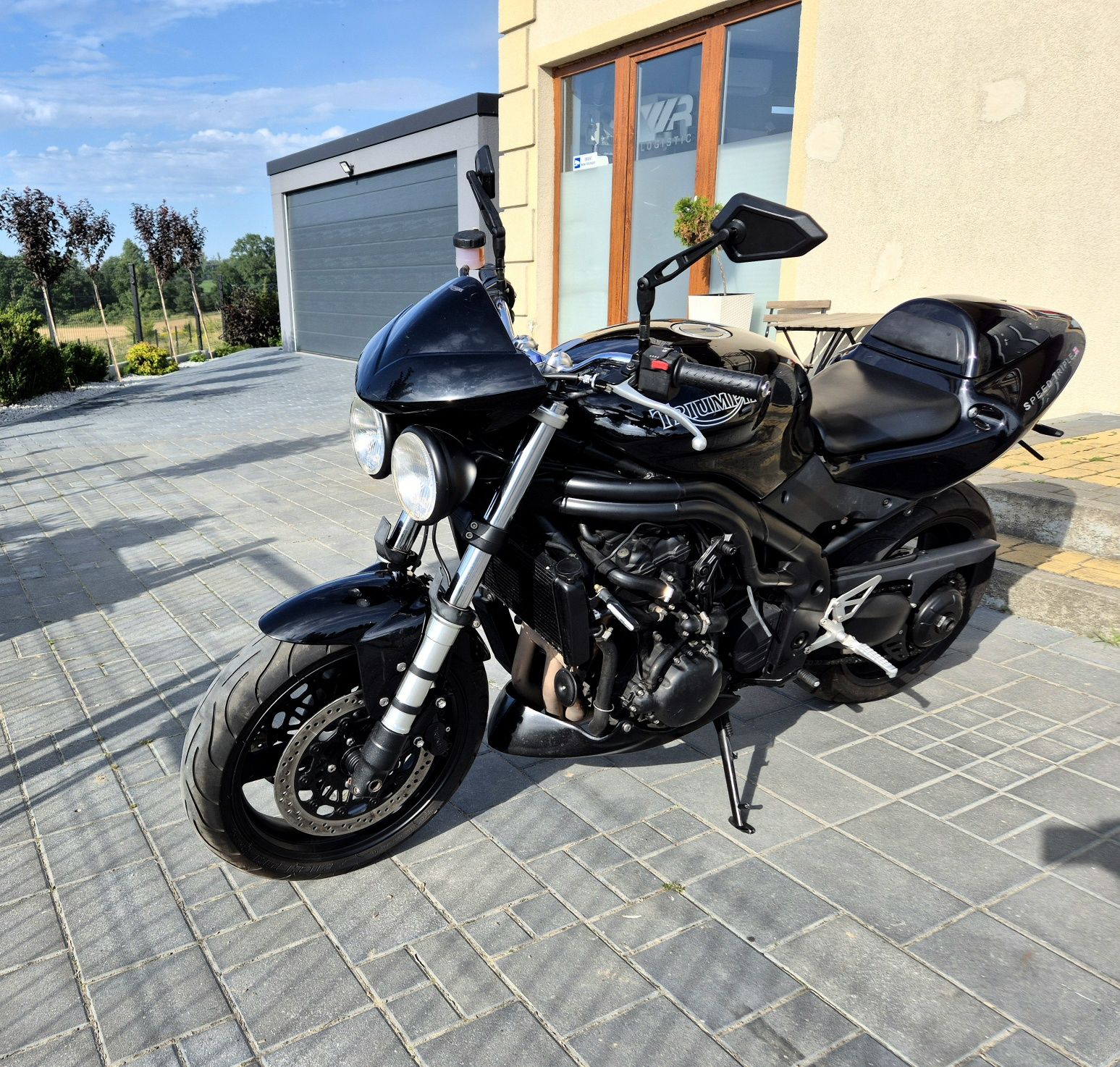 Triumph Speed Triple 955i z 2003 roku, zarejestrowany w Polsce