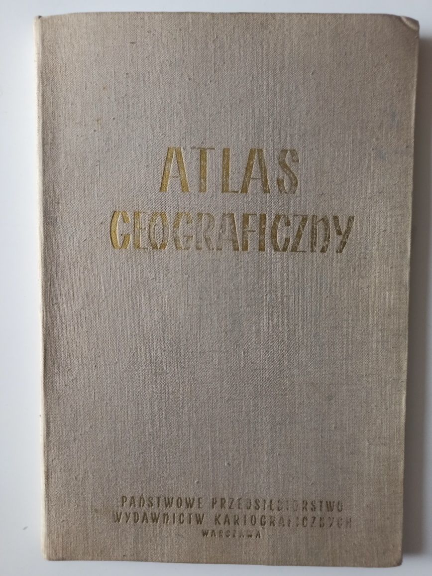 Atlas geograficzny. wyd. l  1962r