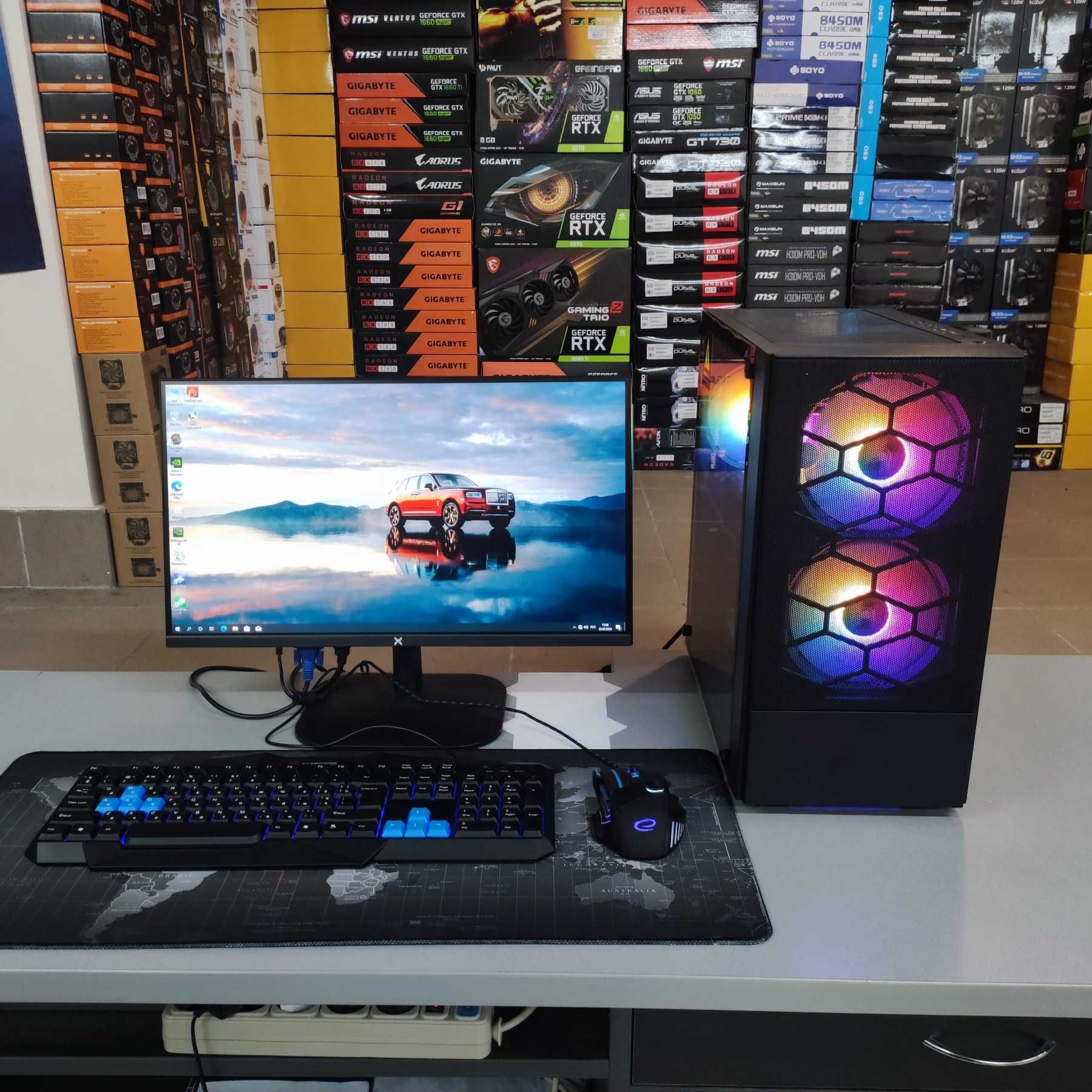Компютер Новий Ryzen 5 5500, 16GB DDR4, GTX 1660 Super 6GB, SSD 500GB