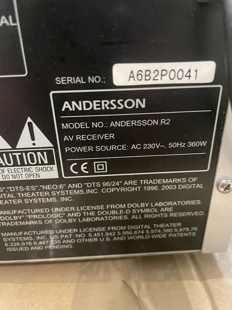 Amplituner Andersson R2