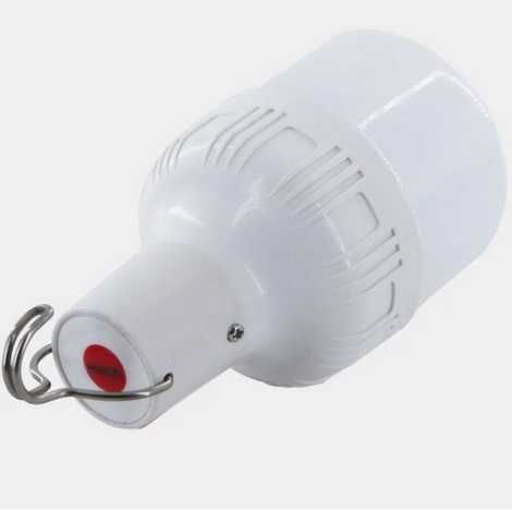 Uniwersalna lampa żarówka LED akumulatorowa 60W do ogrodu garażu domu