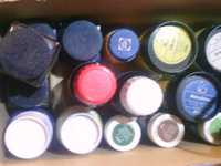 Tinta para tecido diversas cores, marcas schwarz, Mitteiblau, Hbbytex,