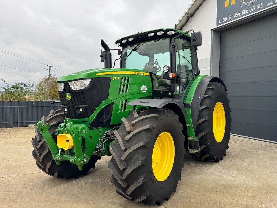 John Deere 6175 R  Piękny ! ( manual ) tuż+wom+pneumatyka 6195 m