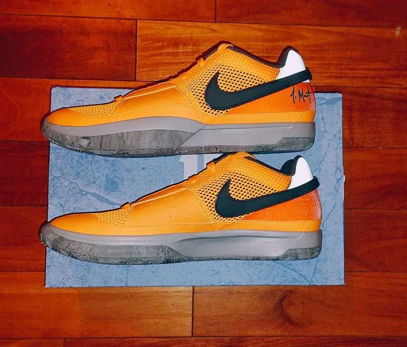 Ja Morant 44,5 Nike Laser orange \ silver gray Nowe stan idealny DS