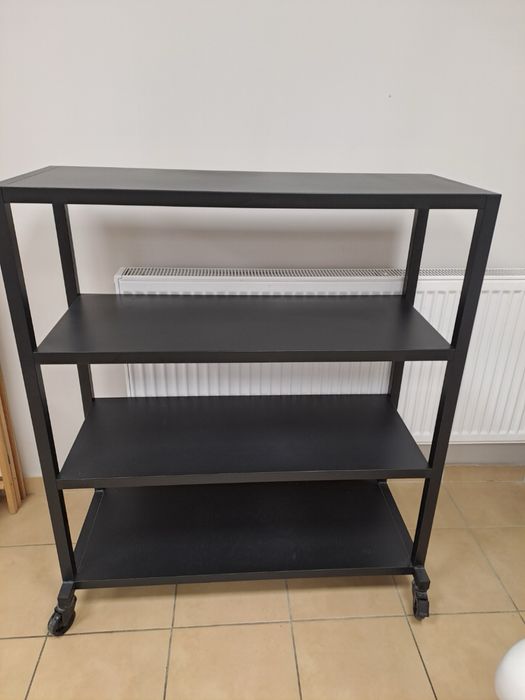 Regał czarny loftowy Ikea