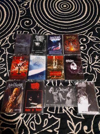 Tapes/Cassetes Black, Death e Doom Metal
