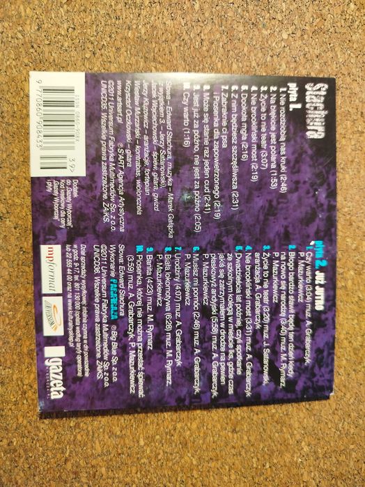 Płyta CD - Edward Stachura