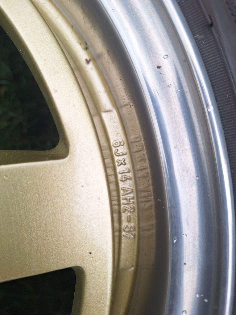 Sprzedam felgi speedline lancia delta 14 4x100