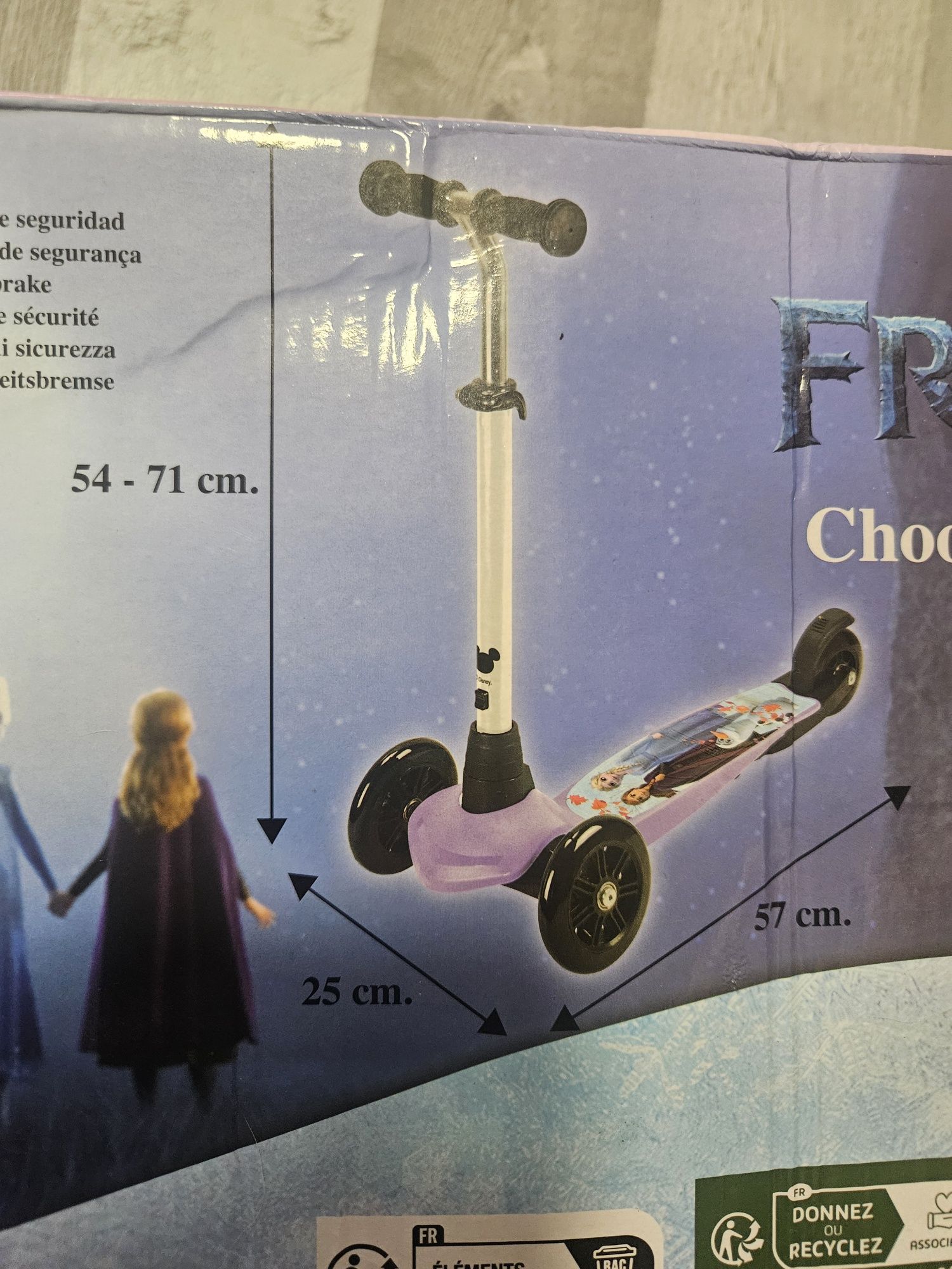 Hulajnoga trójkołowa dla dziewczynki
