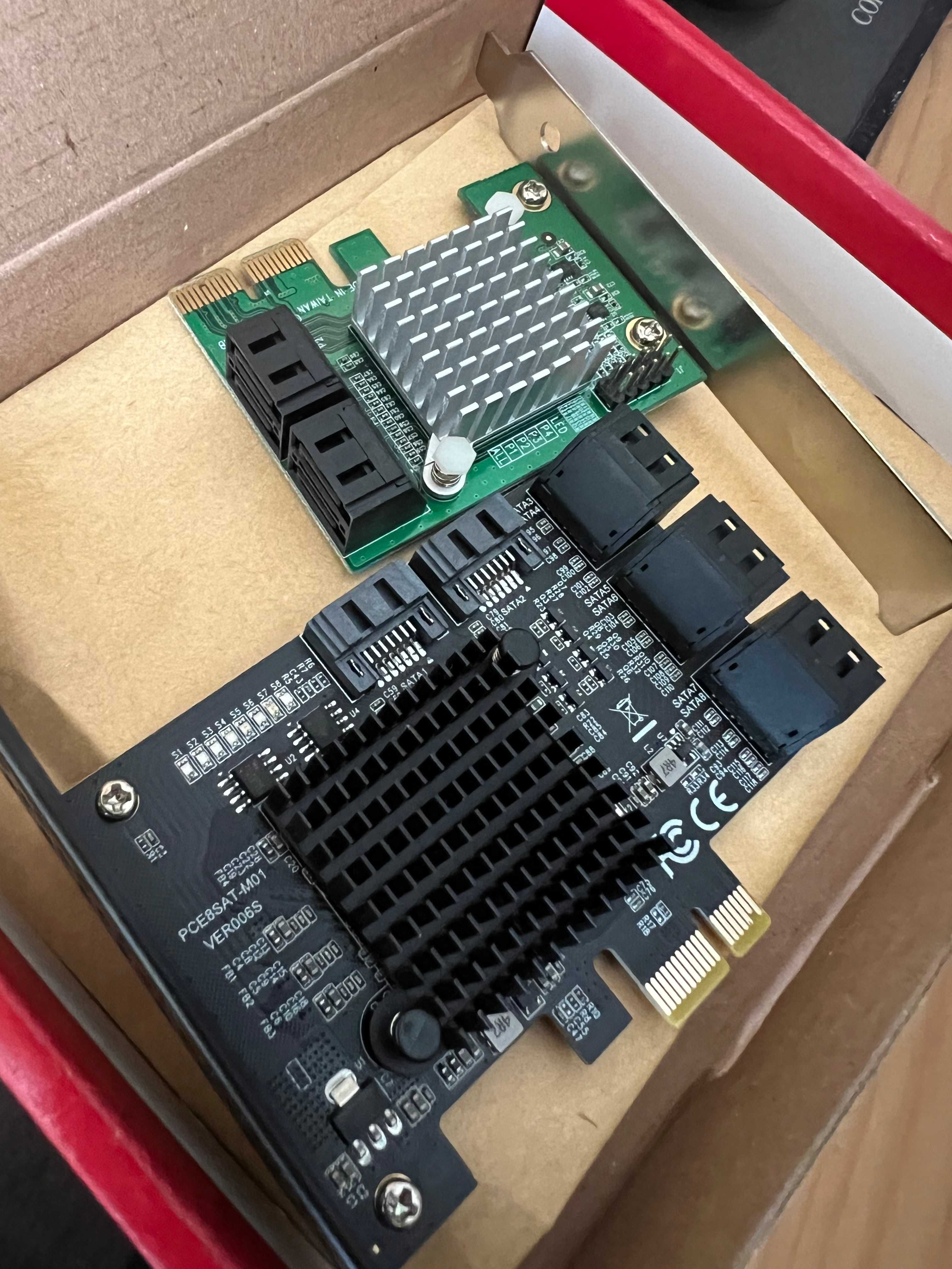 Kontroler Adapter SATA 3 - 4 Kanały + drugi 8 kanałów