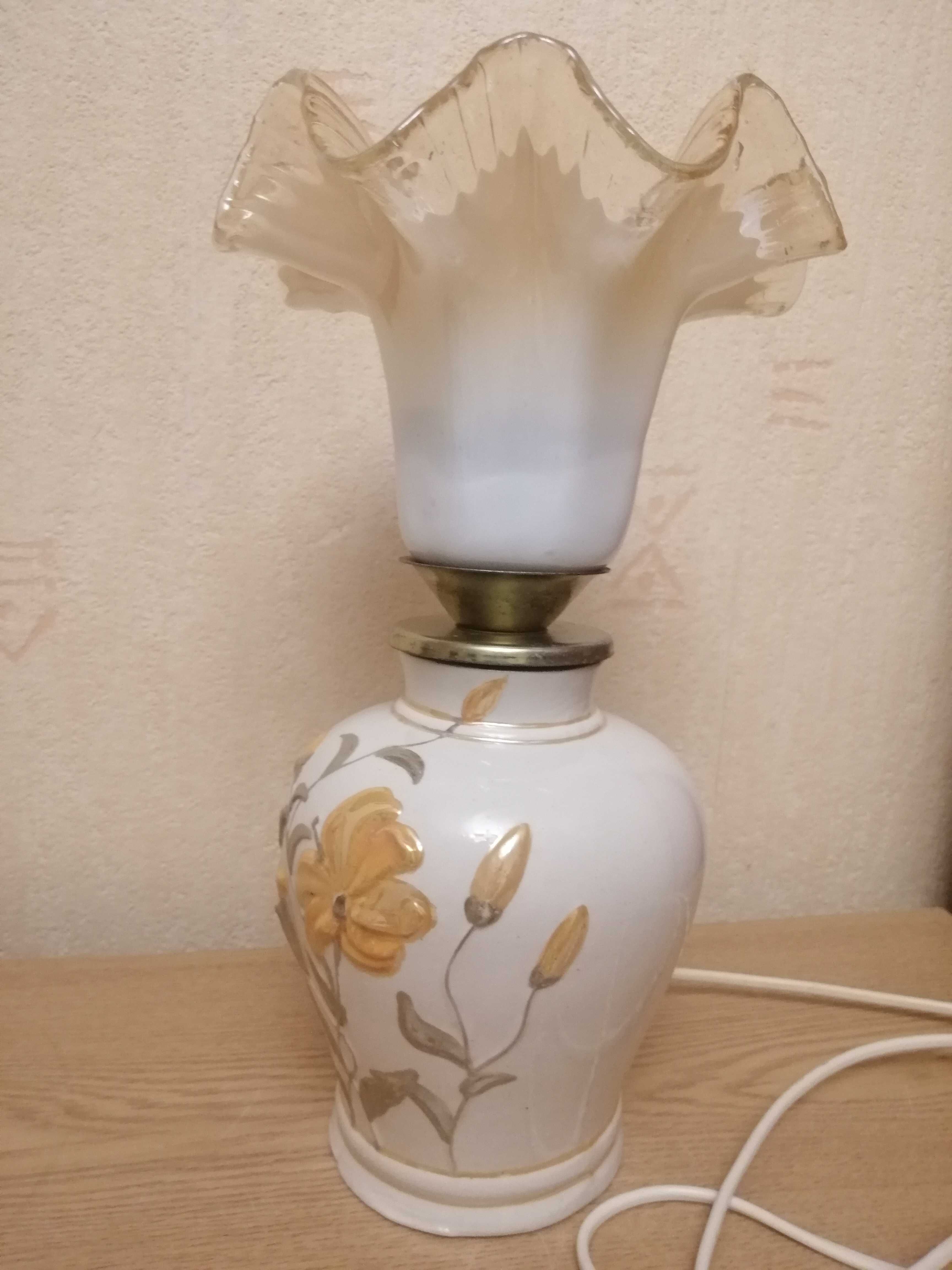 Лампа прикроватная , керамика, латунь