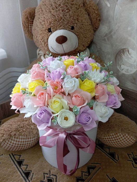 Букети з мила. Мильні букети, букети, які не вянуть