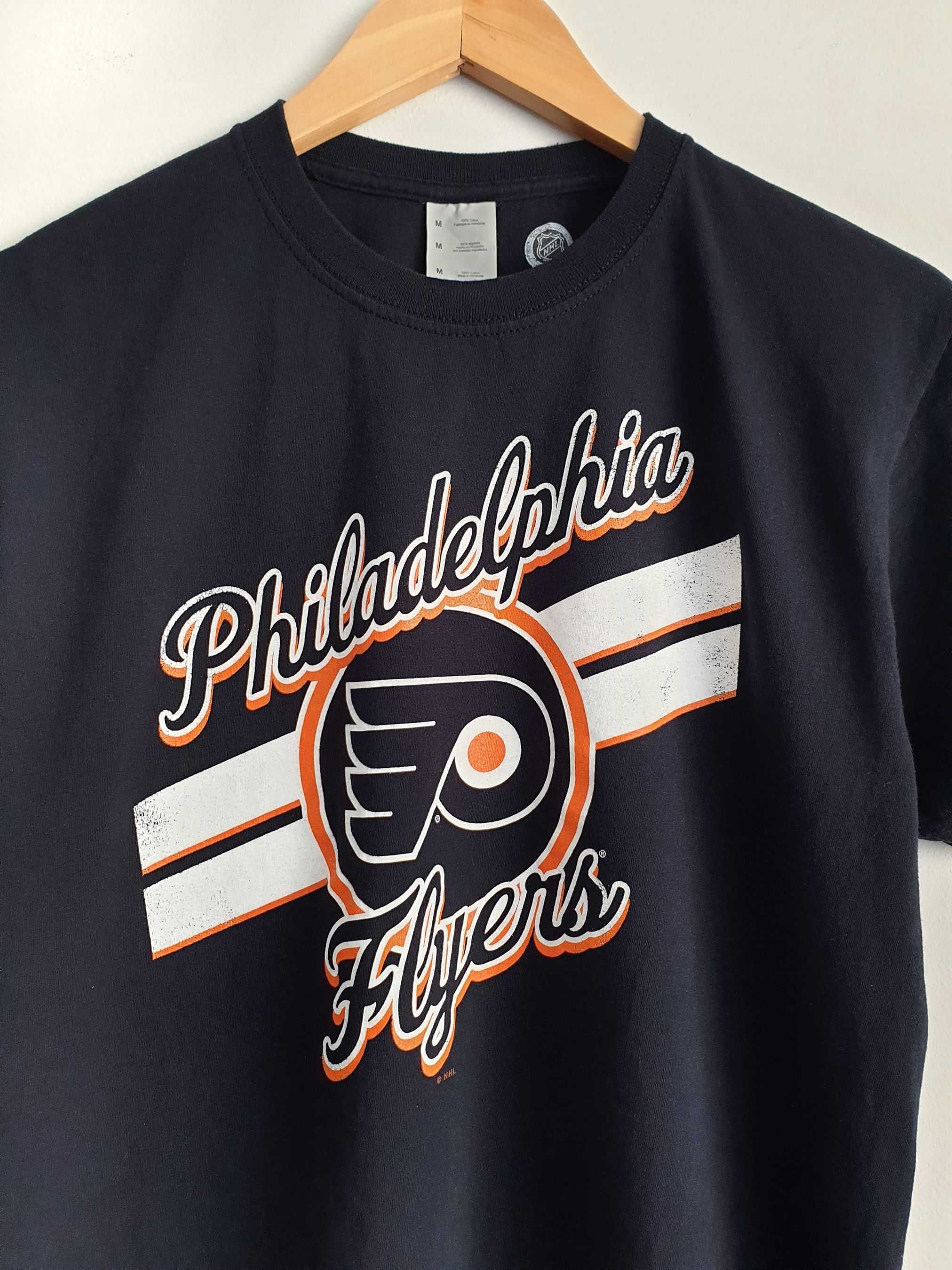 Koszulka T-shirt Nadruk Philadelphia Flyers American Hockey Czarna M